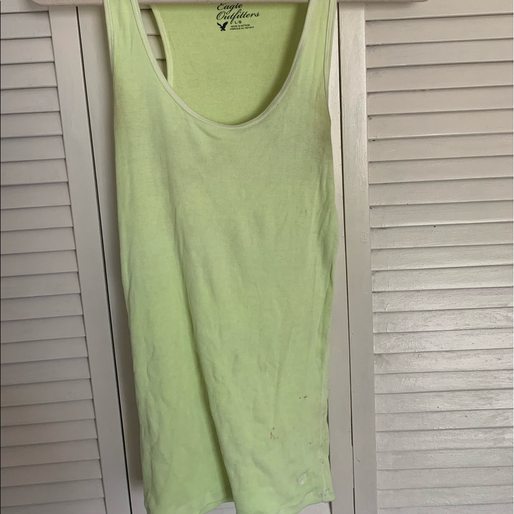 Neon tank top, American eagle